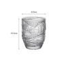 Glass Cup Vintage Embossed Fish Design Glass Milk Juice Cup Iced Latte Coffee Cups Water Drinking Glasses Home Party Glassware