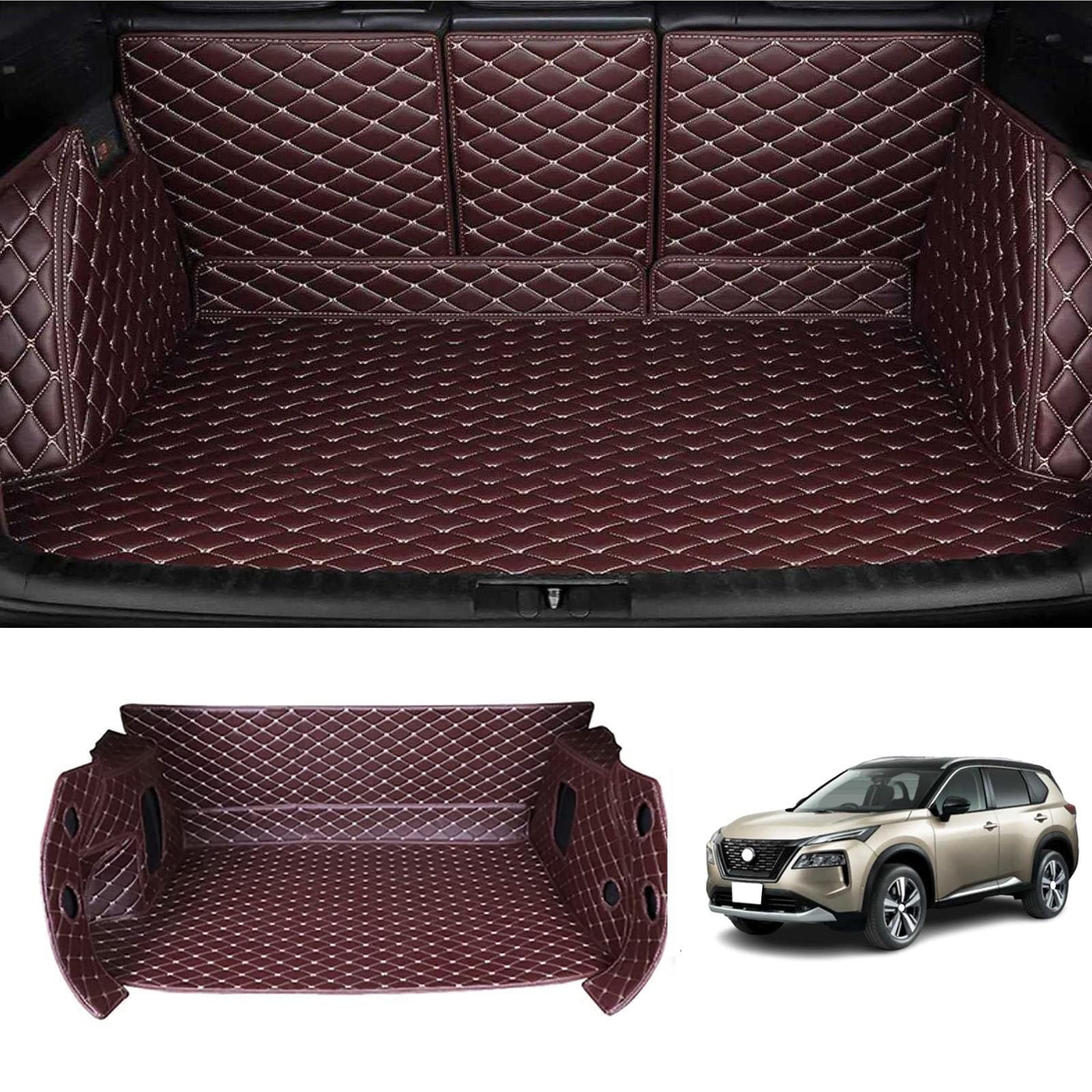 

Спеціально виготовлений на замовлення сумісний килимок у багажник автомобіля Nissan X-Trail X-Trail T33 липень 2022 - теперішній час 5-seater