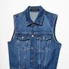 TAOP&ZA Women’s Slimming Front Slit Denim Dress – Spring/Summer Collection