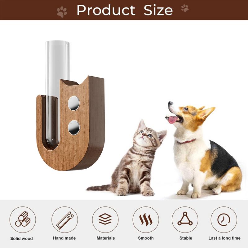 Cat Beard Storage Box Hydroponic Plants Test Tube Vase Commemorative Dog Hair Beard Collection Bottle Refrigerator Magnet