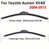 For Toyota Aurion XV40/XV50 2006-2017 Car Wiper Blade Front Wipers Fit U Hook Arm Windscreen Auto KAWOO Wiper Blades