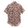 70s vintage Paint Pattern Short sleeve Button down shirt M Gurege Men's Used