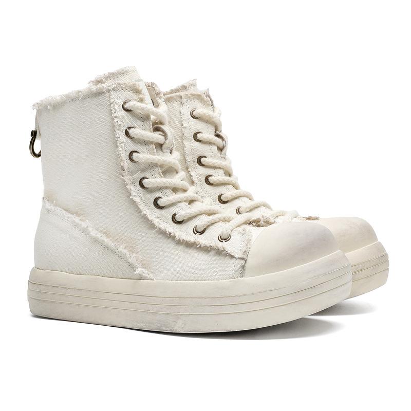 

3369 Микки обувь с большой головой для мужчин и женщин парные нишевые высокие кеды на осень и зиму новая обувь на толстой подошве с увеличением роста 44-Male code