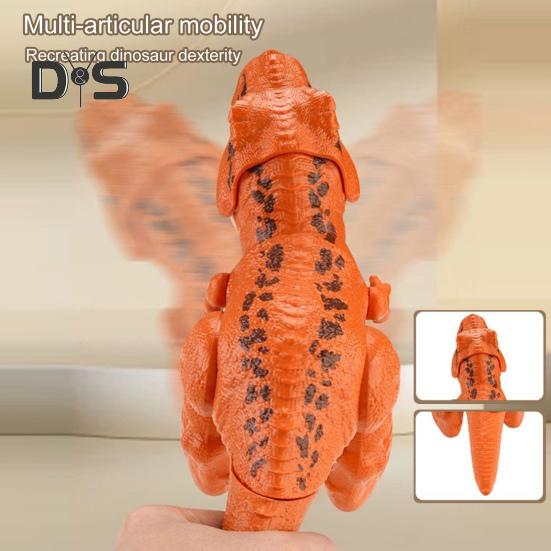 1 Sada Polykajícího Řvoucího Dinosaura Hračka s Klecí Pohyblivá Ústa Mávající Ocas Dětská Akční Figurka Tyrannosaura Rexe Realistický Model Dina Batolata Chlapci