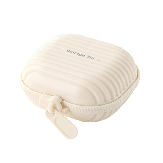 7 Grids Pill Organizer Box with Silicone Seal Portable Mini Medicine Storage for Travel And Daily Use Moisture Proof Weekly Pill Case And Jewelry белый