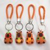 1PC Cartoon Capybara Plush Keychain Kawaii Backpack PVC Pendant Decoration Keyring Accessories Anime Lover Gifts