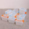 5Pcs Clear Dollhouse Storage Box Plastic Dollhouse Handheld Box Portable Toolbox Model  Micro Scene
