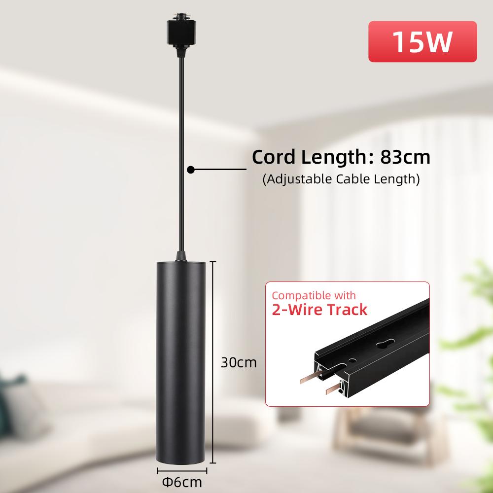 Spot Led Track Light 220V Ceiling Light COB Spotlight Rail Lamp Fixture for Living Room Clothing Store Full Set Track Lighting