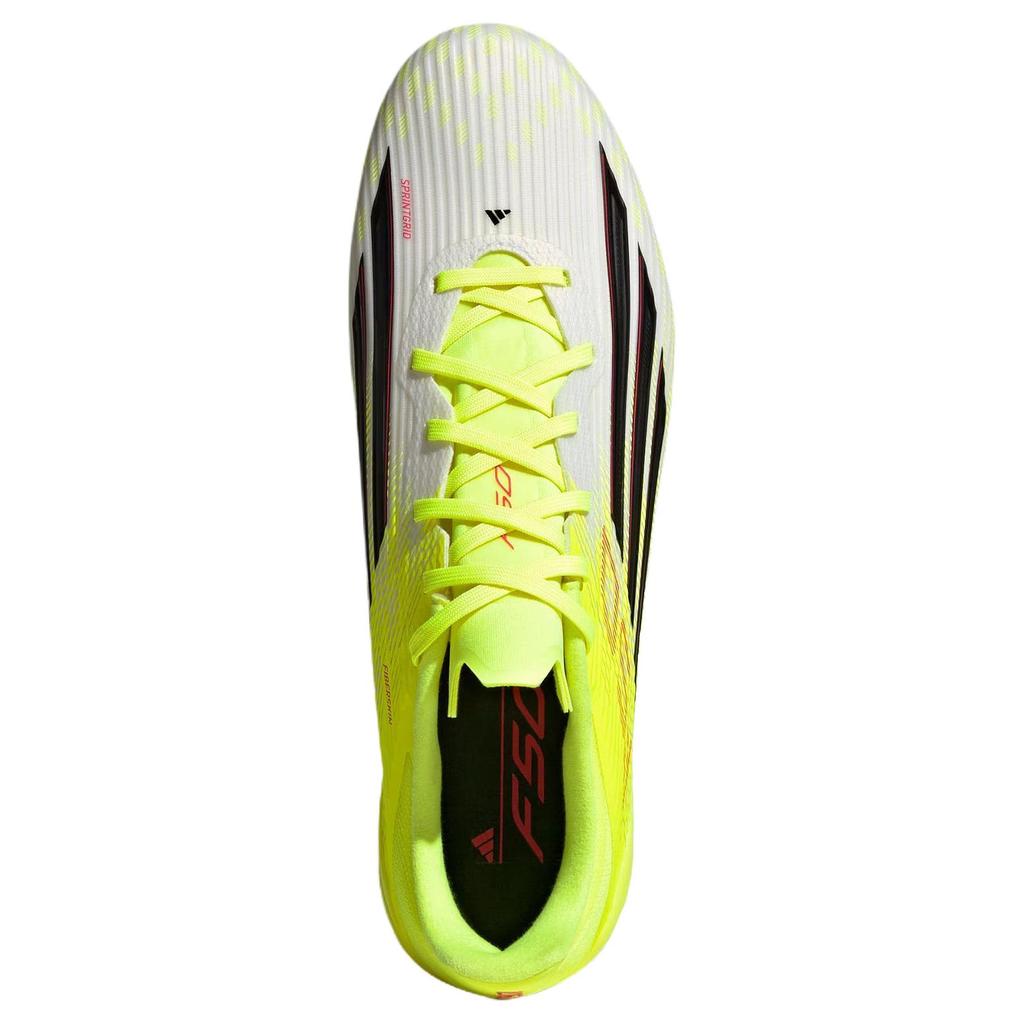 Adidas F50 League Artificial Turf Soccer Shoes Unisex Soccer Shoes Fluorescent-Yellow Black JQ1486