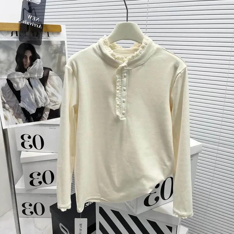 Sweatshirt for Women Cotton Oversize Fleece Loose Casual Long Sleeve Round Neck Top Sweatshirt