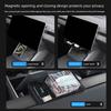 Car Storage Box for 3 / Y Juniper Magnetic Open Close Expand Under Screen Space Vehicle Interior Organizer