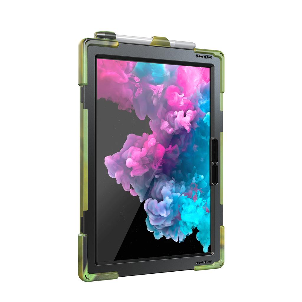 Custodia in Plastica Siliconica con Supporto Girevole a 360°, Cinturino a Mano/Spalla, Impugnatura Maniglia, Cavalletto Stabile per Microsoft Surface Pro