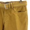 INCOTEX SLOW Pants 46 Brown With Waist Belt Men's Used