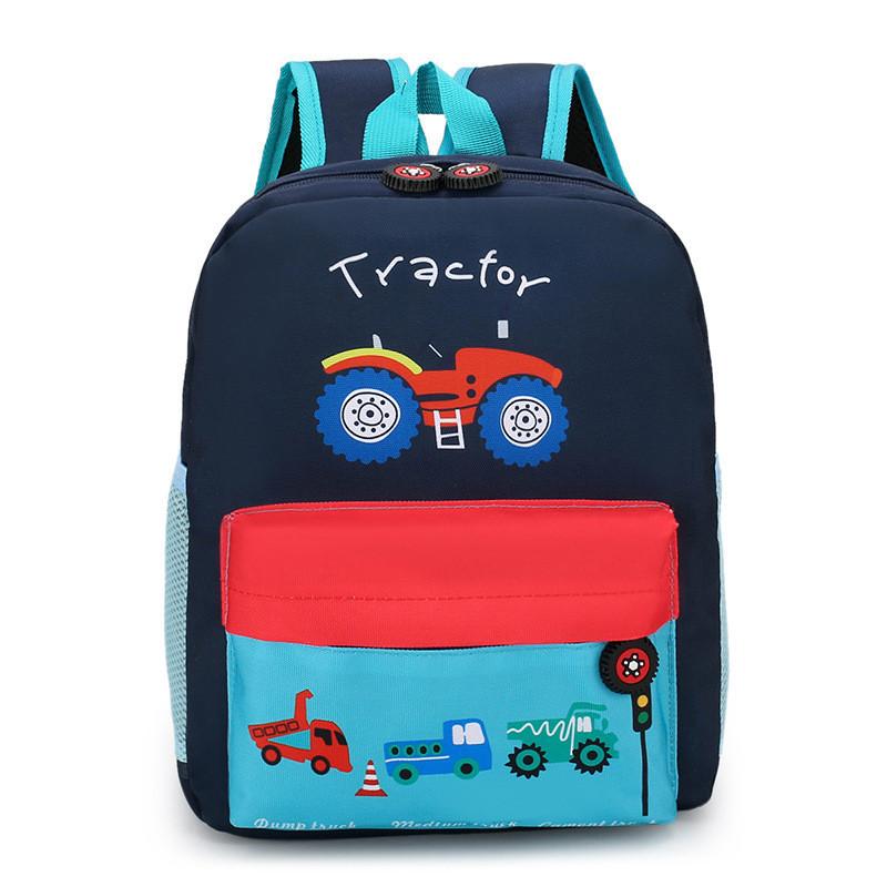 Adorable Cartoon Dinosaur Car Backpack For Kids Durable And Waterproof School Bag