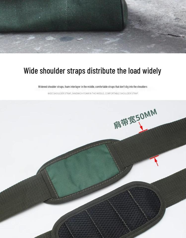 Durable Canvas Tool Bag – Multifunctional Electrician and Repair Shoulder Bag