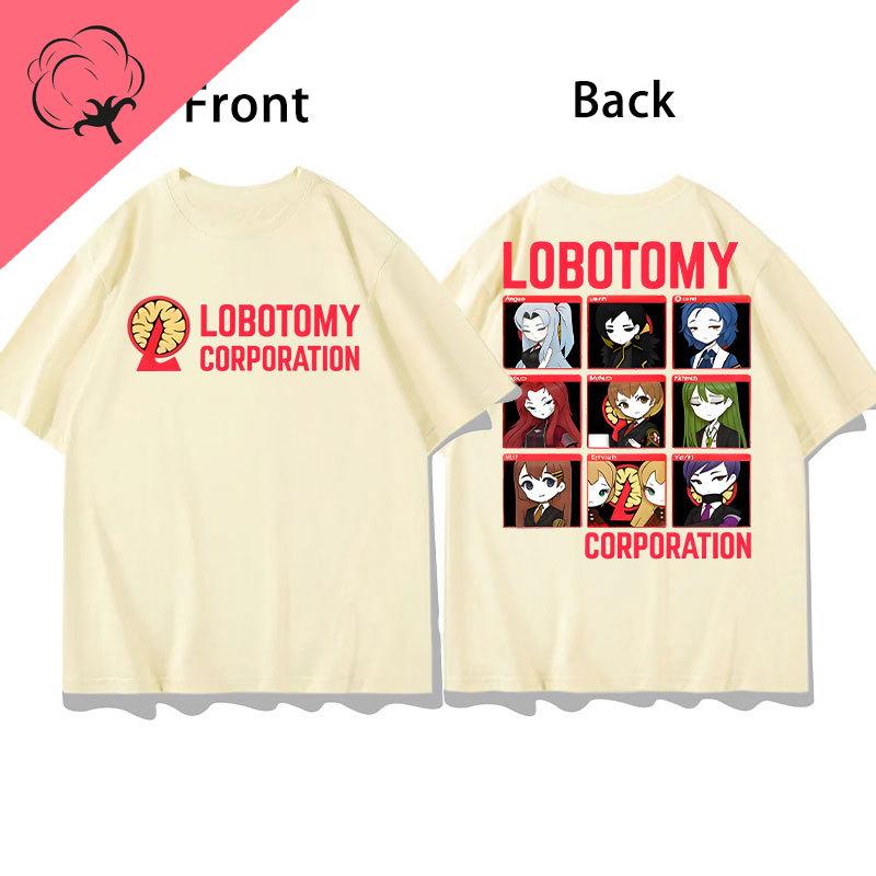 Hot Game Shirt Lobotomy Corporation Anime Camiseta Vintage Classic Cotton Crewneck Streetwear Harajuku Printed Tee