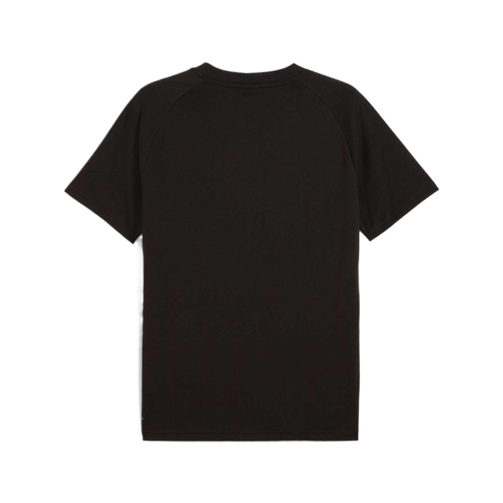 PUMA Comfortable Round Neck Fitted Moisture Wicking Quick Dry Breathable Short Sleeve Raglan T-Shirt Men Tops Black 631829-01