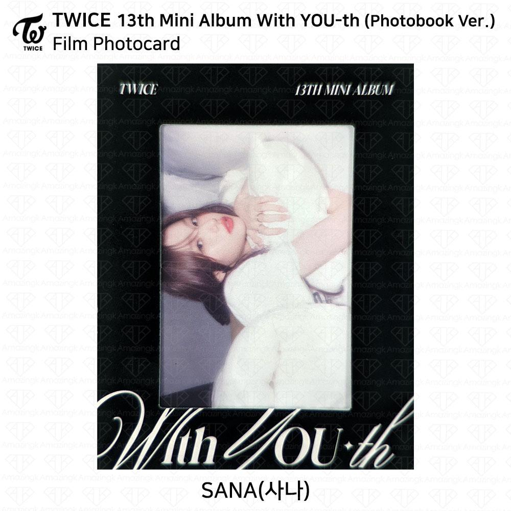 Twice 13th Mini Album With YOU-th Youth Photocard Poster Film Sticker Sana KPOP K-POP
