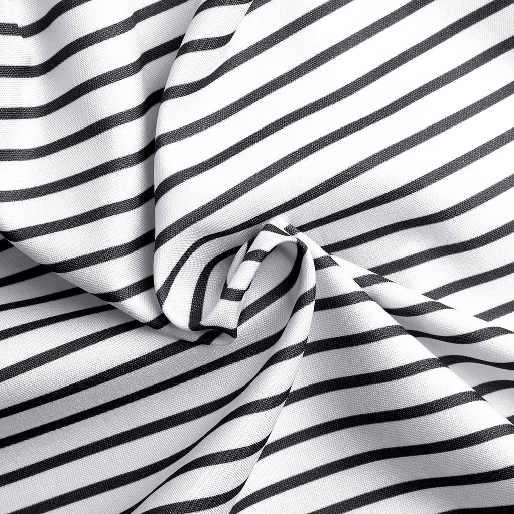Fashion Women Casual Loose Stripe Dot Patchwork V-Neck Short Sleeves Dress