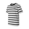 New Sportlife SS25 T Shirt Men's Black White Stripes KC4556