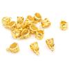 20pcs 13x8x8mm Beads Bails Pendants Jewelry Making DIY Necklace Silver Plated Gold Black Beads Bails Pendants Charm Beads Bails