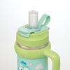Skater Straw with Direct Sanrio Hangyodon Puffy Balloon Tumbler, 830ml, Insulated, Cold/Hot, Handle, 2-Way, Drinking, Design, STSTB9-A