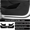 For Tesla Model 3 Y 2026 Car Door Anti-kick Mat Panel Leather Carbon Fiber Interior Glove Box Protective Sticker Car Accessories