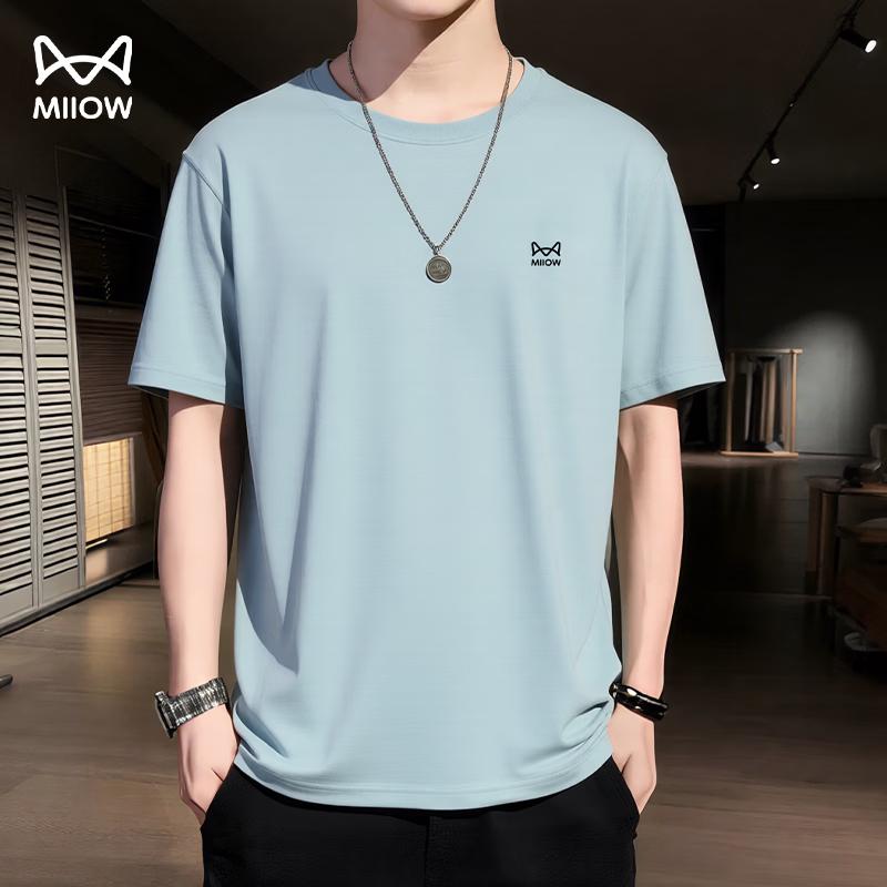 MiiOW Men s Quick Dry Short Sleeve Sports T-Shirt 3XL