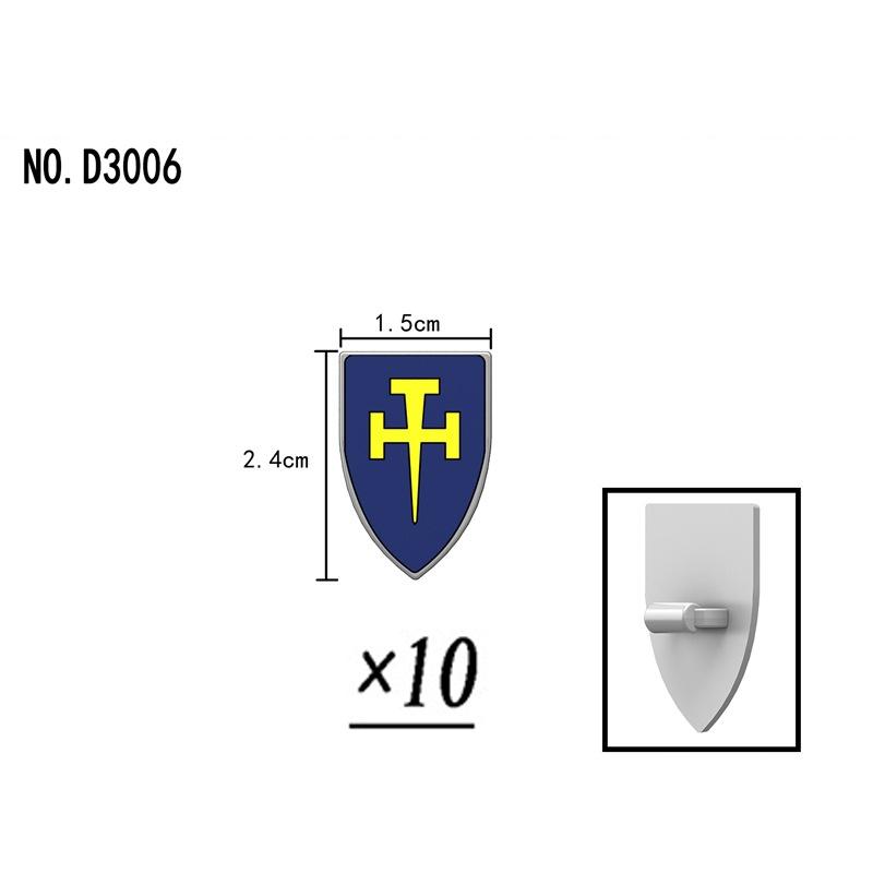 Military Building Blocks Medieval Solider Knights Equipments Mount War-Horse Wolf Flag Vests Shields Fiery Dragon Mini Brick Toy