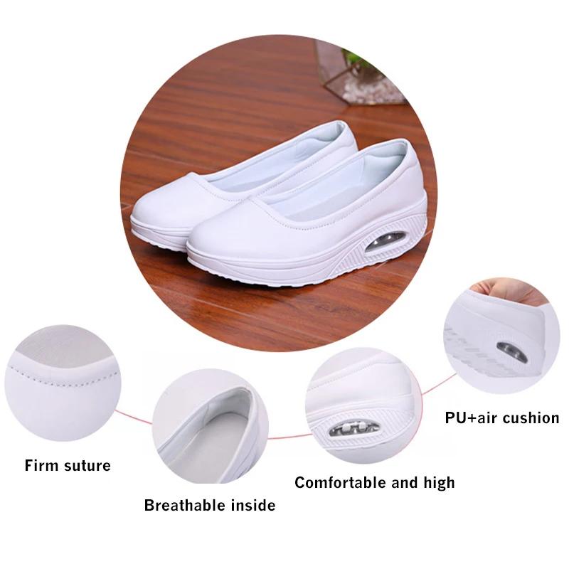 Fashion 2024 Women Sneakers Flats Loafers Sweet Shallow Comfort Moccasins Slip-on Platform Ballet Ladies Vulcanized Shoes Ladies New