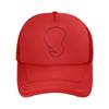 Minimalist Head Outline Fashion Mesh Baseball Cap Breathable Casual  Hats Outdoor For Unisexs And Womens
