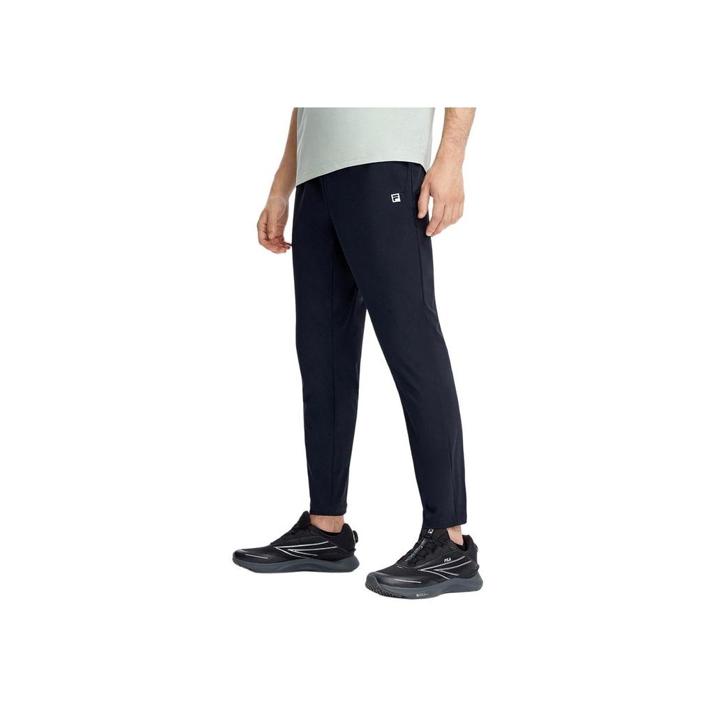 New FILA AthleticsFitness Knitted Sweatpants Men's Pitch Black BK A51M521604A-BK