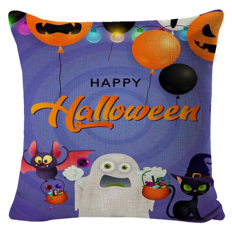 New Halloween Pillow Case Halloween Pillow Core Bed Home Decoration Bedside Cushion