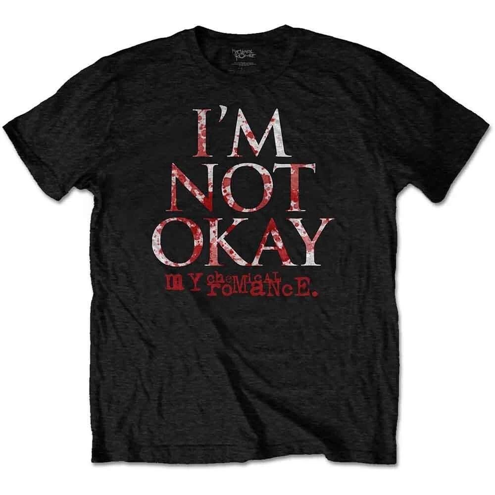 My Chemical Romance  I m Not Okay  Black T shirt - NEW M