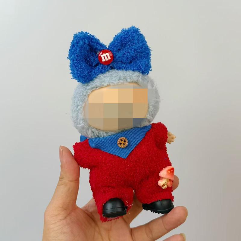 Labubu Pendant: Baby Clothes Blind Box - 17cm Macaron Vinyl.