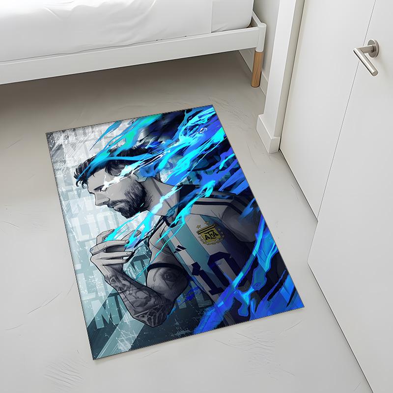 MESSI (1) Teppich Geeignet für Wohnzimmer Schlafzimmer Computerräume Essbereiche und Platzierung Unter Tischen und Stühlen Auch eine Ideale Wahl für Büros