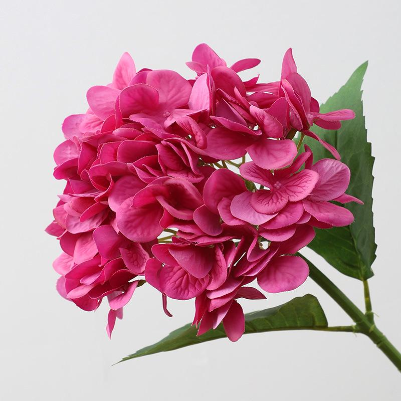 Feel moisturizing simulated hydrangea, home living room decorative flower bonsai decoration, fake flower