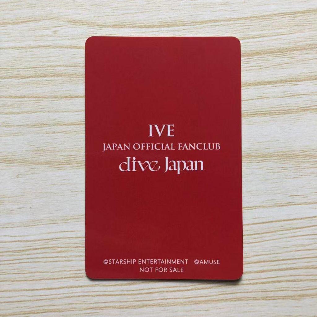 [USED] IVE FC DIVE JAPAN Long-term membership trading card Wonyoung
