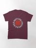 Red Hot Chili Peppers zwart rood heet Essentieel Klassiek T-shirt