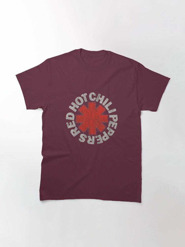 Red Hot Chili Peppers zwart rood heet Essentieel Klassiek T-shirt