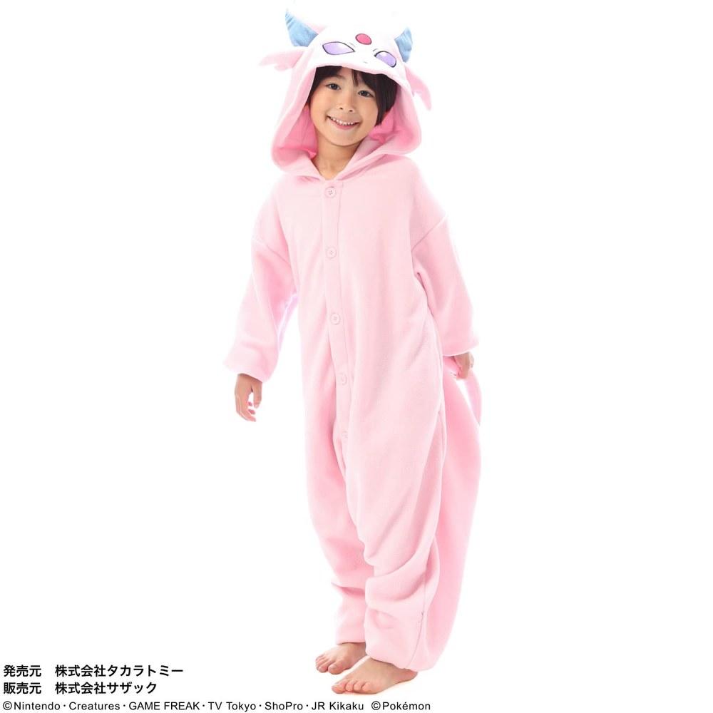 SAZAC Espeon Character Fleece Costume Pocket Monster Kids 130cm