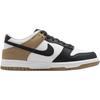 Nike Dunk Low Top Kids' Skateboarding Shoes White Black Brown Teenagers IQ2755-104