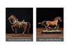 Elegant Resin Horse Ornaments for Luxury Home Decor – Perfect for Living Room and Wine Cabinet.