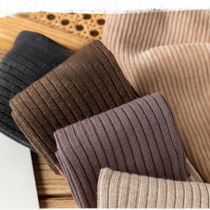 Damen Japanischer College-Stil Kontrastfarbe Lange Kniestrümpfe - All-Match Uni für Frühling & Herbst