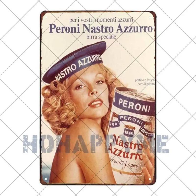 Beer Themed Metal Sign, Bar Pub Cabin Wall Decor 20x30cm