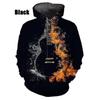 Herbst Herren Neue Mode Hoodie 3D Gedrucktes Comic-Muster Hip Hop Lässig Komfort Multifunktionales Herren Pullover Sweatshirt