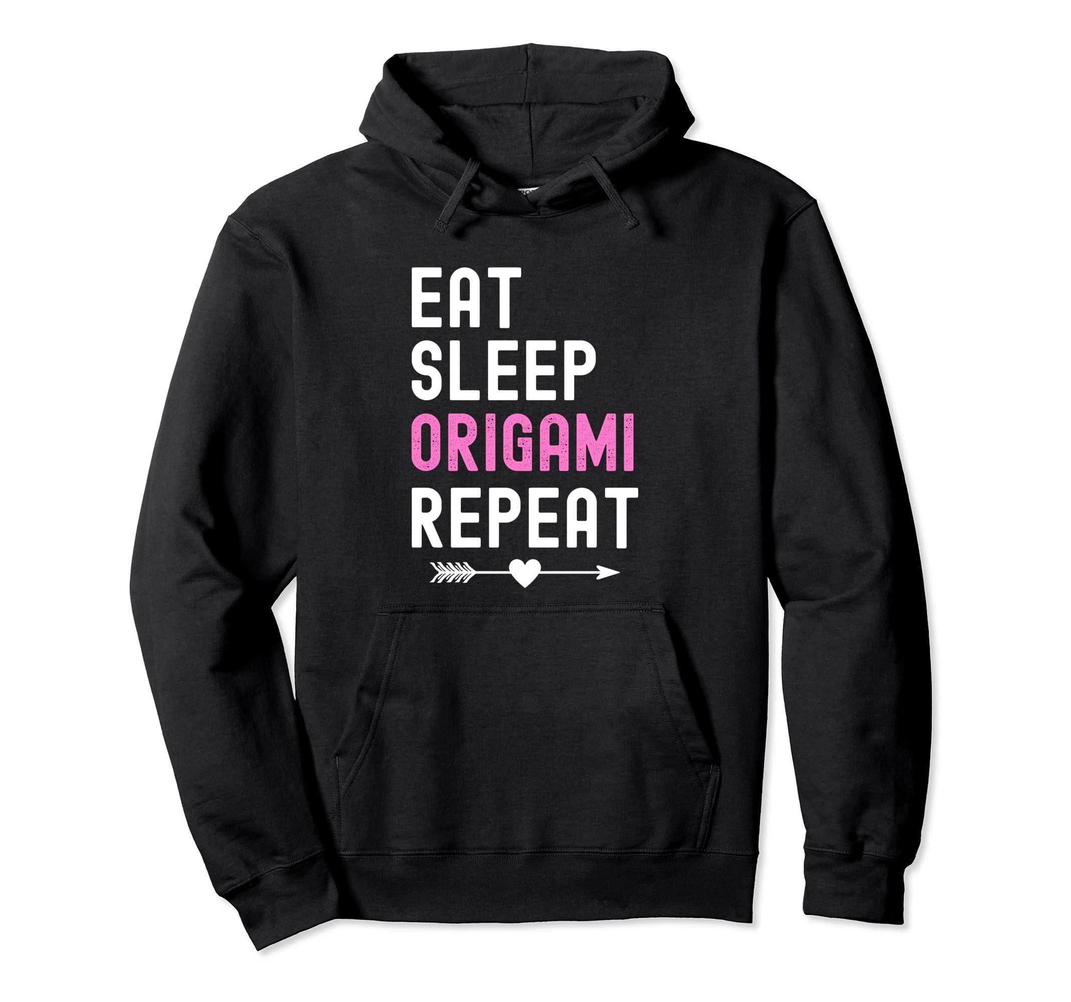 

Eat Sleep Origami Repeat Gift for and Teens Hoodie Men, Women, Kids, чорний