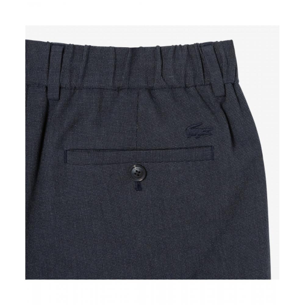 LacoSte Men S Micro Pattern chinoS [navy]