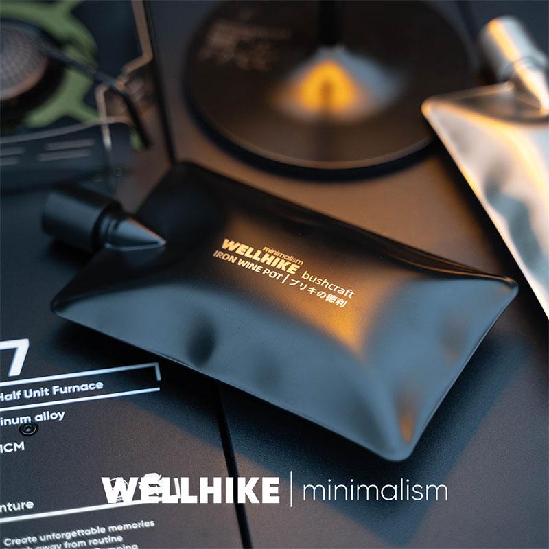 WELLHIKE Stainless Steel 6 oz Hip Flasks Exquisite Wine Bottle Outdoor Wine Bottle 150ML Portable Travel Drinkware