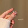 925 Sterling Silver Shiny Zircon Geometric Ring for Women  Simple Elegant Party Wedding Jewelry Accessories